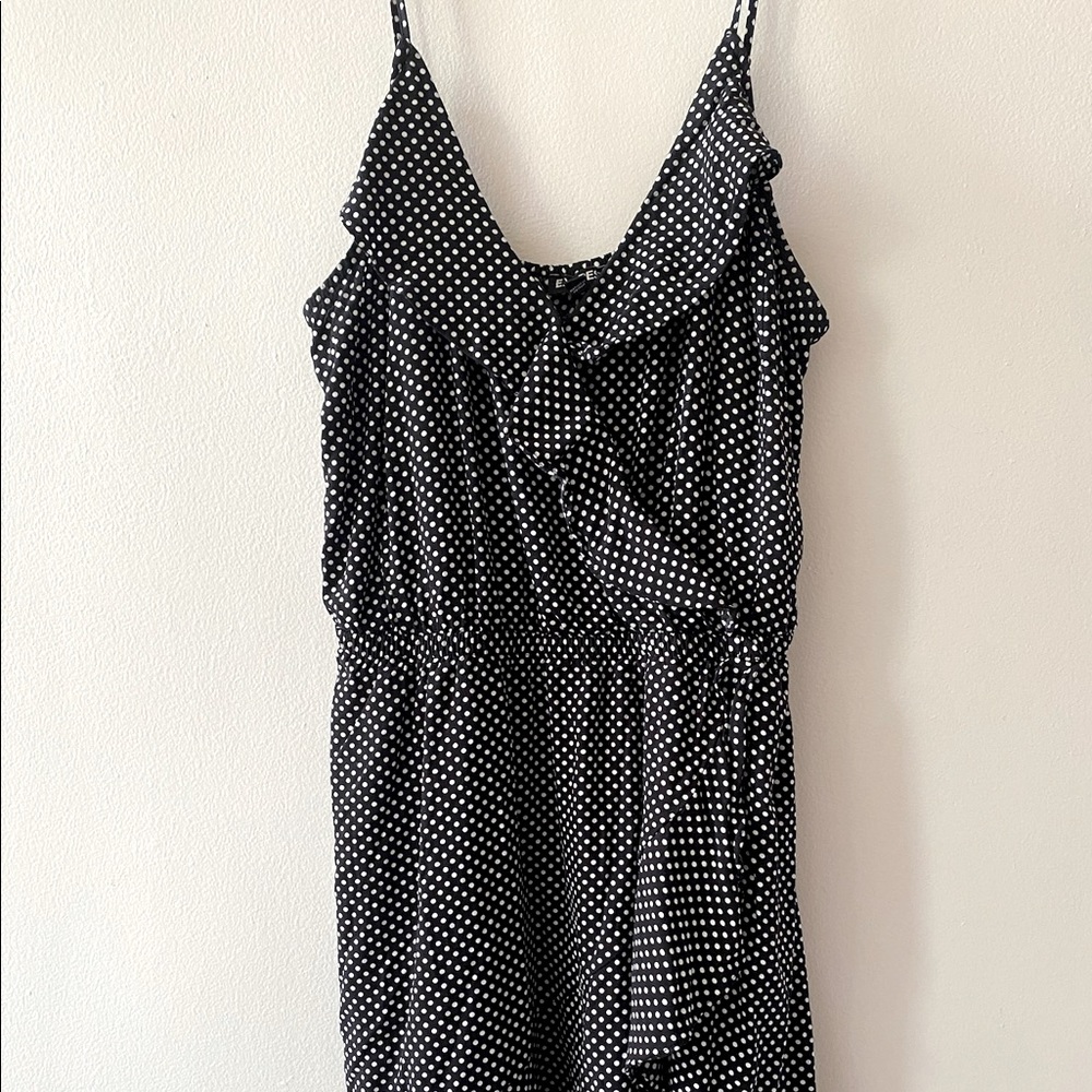 Express polka dot mini dress